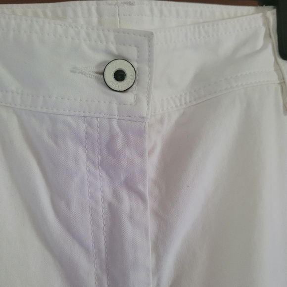 Rag & bone Fey High-Rise Wide Leg Cropped Pants in white Size 4 - Picture 9 of 14